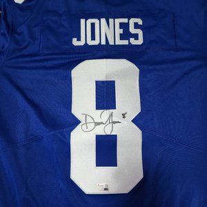 Signed Nike Daniel Jones Jersey!